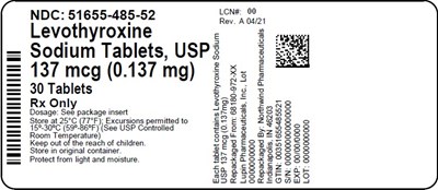 Label (51655 485 52 Master Bottle Label Approval   Rev A 04 21)